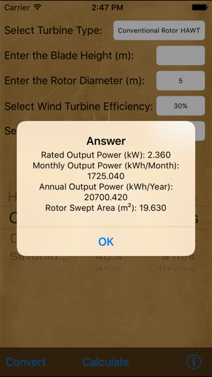 Wind Turbine Power Calc(圖2)-速報App