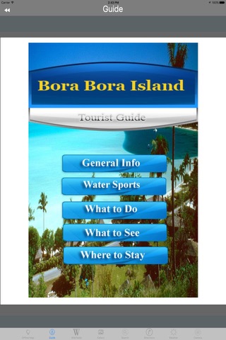 Bora Bora French Polynesia Tourist Travel Guide screenshot 4