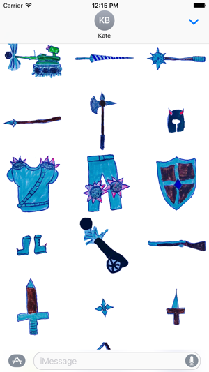 Kid Armor - Sketched sticker weapons(圖1)-速報App