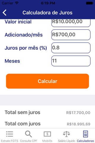 Consulta FGTS e CPF ou CNPJ screenshot 4