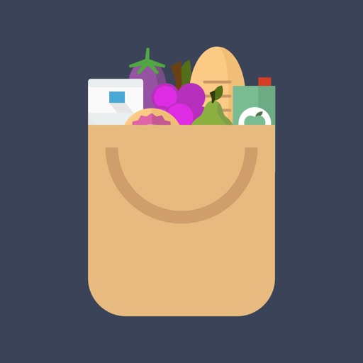 Grocery list app Drag & Buy shoplist go minimalism iOS App