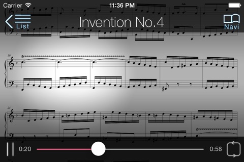 Bach, J. S. Two Part Inventions screenshot 2