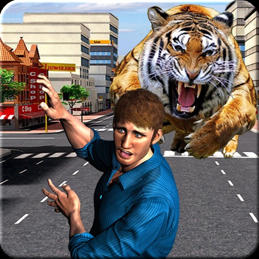 Wild Animals City Attack 2017 icon