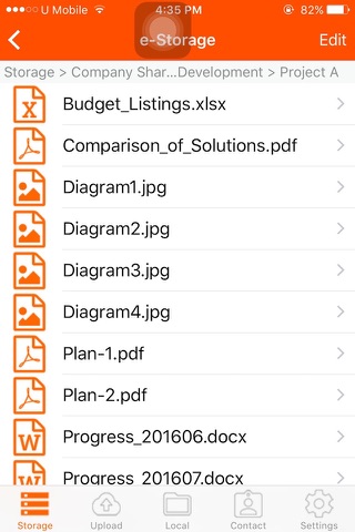 e-storage screenshot 2