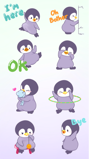 Penguin Bo 2 Animated Bird Stickers for Messages(圖4)-速報App