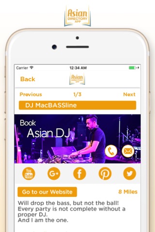 Asian Directory screenshot 2