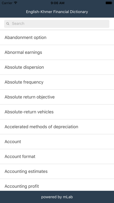 How to cancel & delete ENG-KH Financial Dictionary from iphone & ipad 1