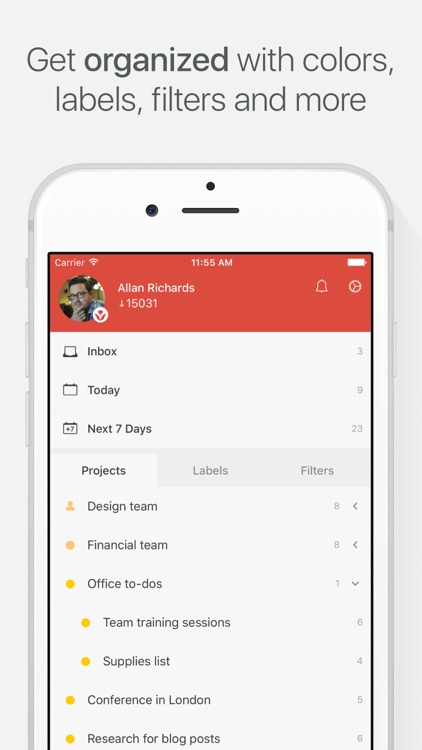 Todoist: Todo List for Organizing Work and Errands