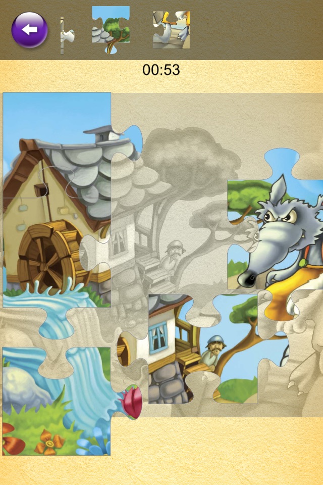 The Wolf and the Seven Kids Puzzle Jigsaw screenshot 3