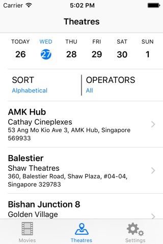 Showtimezz.SG: Movie Showtimes in SG Cinemas screenshot 4