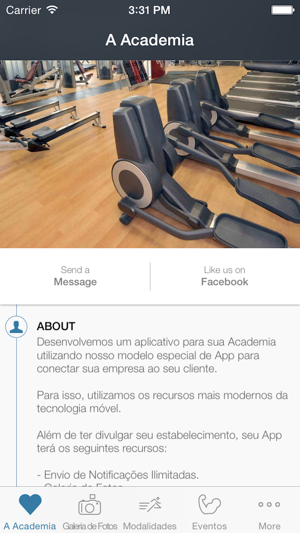 App para Academias