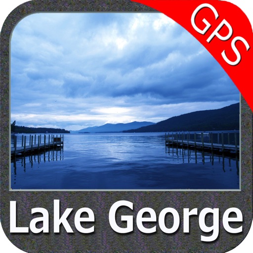 Lake George New York GPS fishing map offline icon
