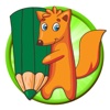 Kids Little Fox Jungle Coloring Book Game Version