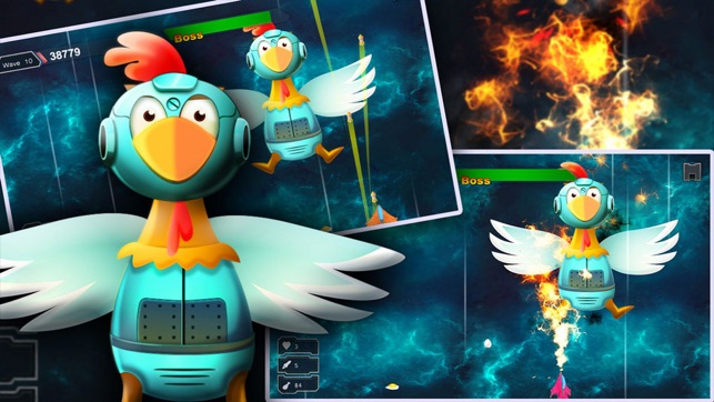 Space Chicken Ship: Shooter Galaxy(圖3)-速報App