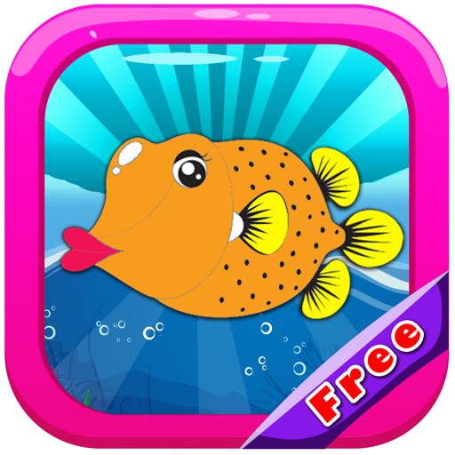 Free Color Book (Fish), Coloring Pages & Fun Educational Learning Games For Kids! Icon