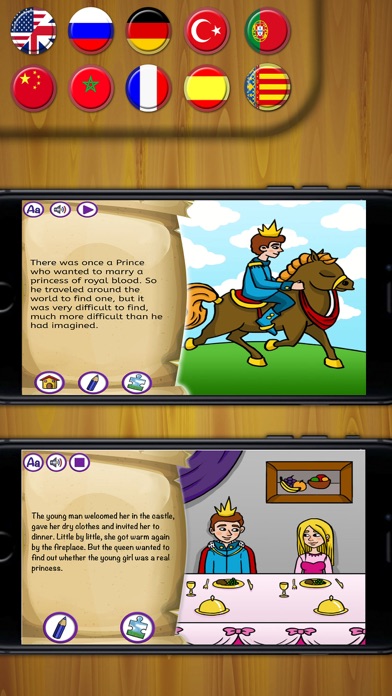 How to cancel & delete Princess and the Pea Classic tale interactive book from iphone & ipad 3