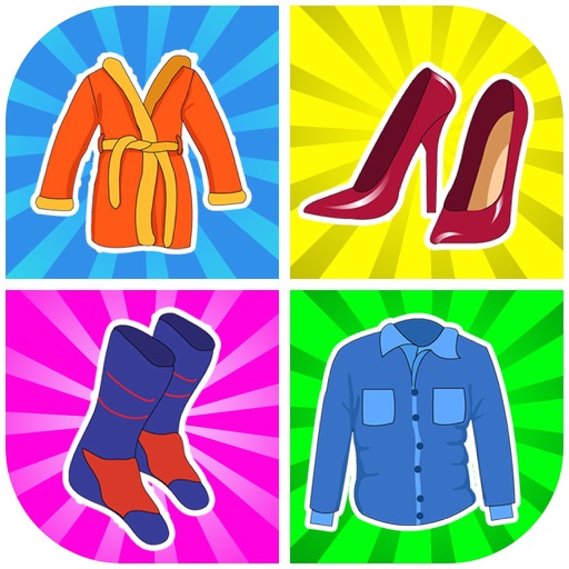 Matching Pairs Clothes-Flashcard Game For Toddlers iOS App