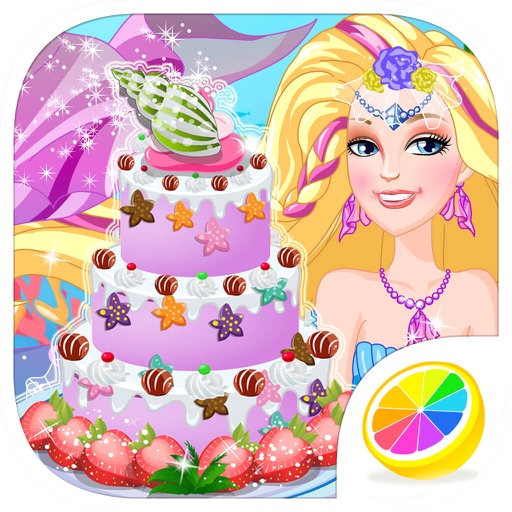 人鱼公主蛋糕 - 设计甜品做饭儿童DIY游戏 icon
