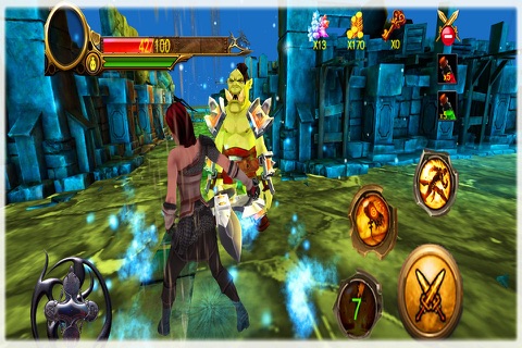 Ninja Fighter Legends. The Shadow Street Fight screenshot 2