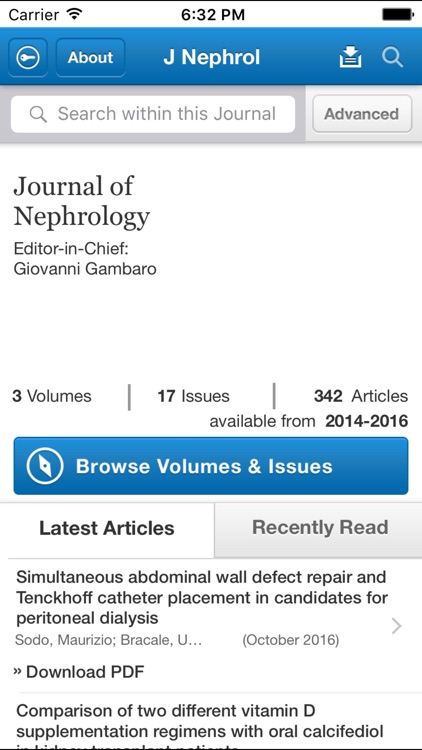 Journal of Nephrology