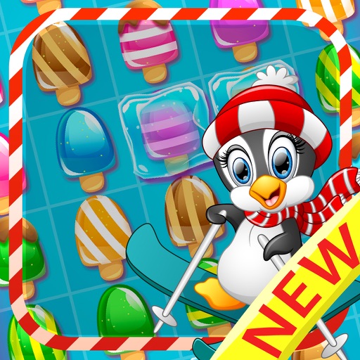 Frozen Ice cream bar - Candy match 3 puzzle game icon