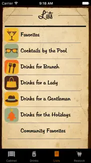 liquor cabinet - cocktails & drinks problems & solutions and troubleshooting guide - 3