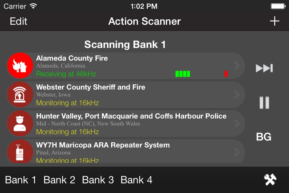 Action Scanner - Police, Fire, EMS and Amateur Radio screenshot 4