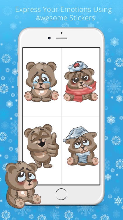 Cuddlebug Teddy Bear Emoji -Stickers screenshot-4