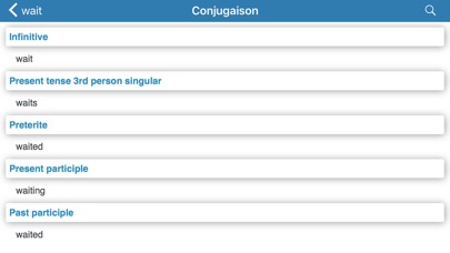 Dictionnaire Anglais/... screenshot1