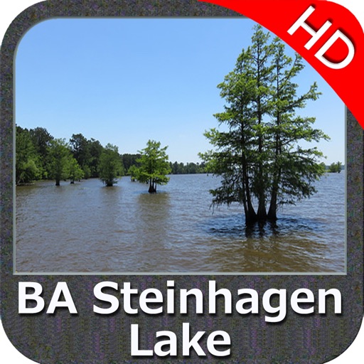 B A Steinhagen Texas HD GPS fishing map offline icon