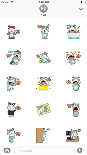 Hippo Sticker(圖1)-速報App