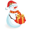 Funny Snowman - Merry Christmas Sticker Vol 05