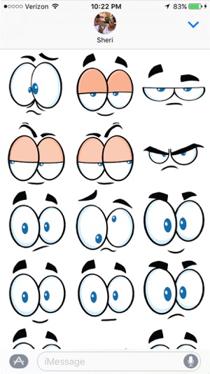 Cartoon Eye Sticker Pack(圖5)-速報App