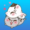 Couple Cat Animated Sticker for iMessage