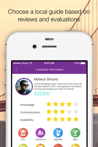 LiveGuide.me – Chat in real time with a LocalGuide screenshot 3