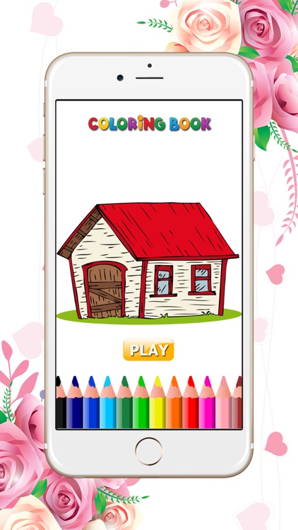 Download Coloring Book House Learn To Draw Paint For Kid By Marut Srimarueang