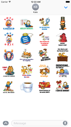 Garfield's Political Party Stickers(圖2)-速報App