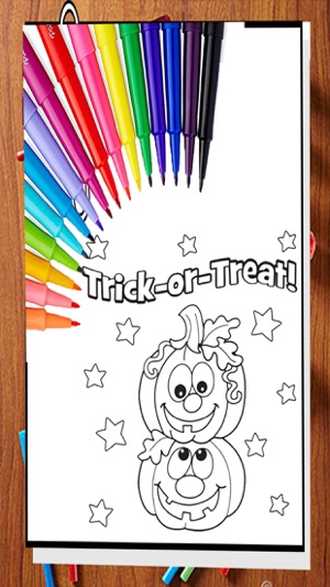 Halloween Coloring Pages - Kids Drawing Book(圖2)-速報App