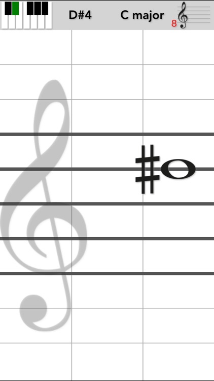 VoiceMyNote - Play tones by tapping the note sheet