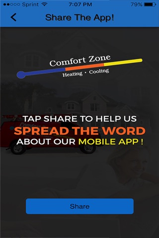 Comfort Zone Service screenshot 3