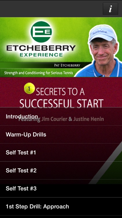 Tennis Secrets - A Successful Start Pat Etcheberry