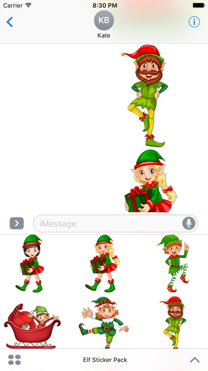 Santa's Little Helpers - Christmas Elf Stickers