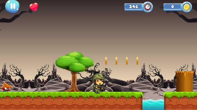 super soldier platform jungle adventure world game screenshot-3