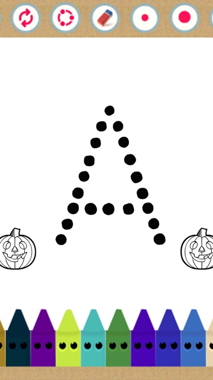 Halloween Alphabet Mandala Coloring Pages