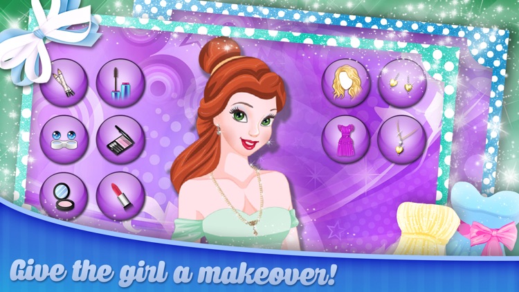 Cartoon Princess Beauty Salon