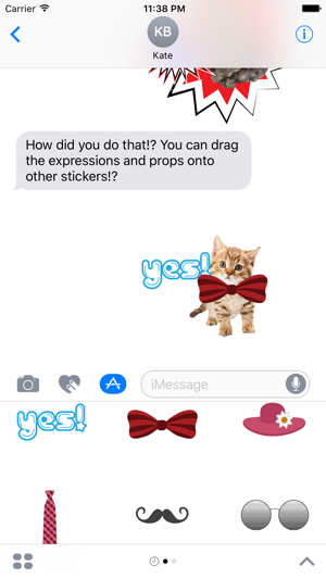 Kitty Stickers-Show Big Feelings with Cat Stamps!(圖3)-速報App