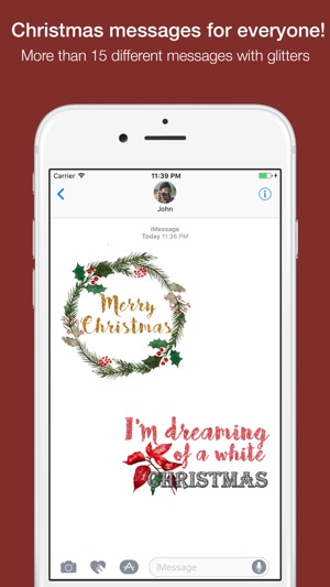 Christmas Messages Stickers - Maraquela Watercolor(圖1)-速報App