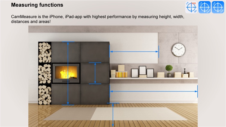 CamMeasure Smrt Measure height width distance area screenshot-3