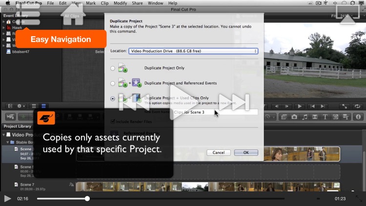 Course For Final Cut Pro X Managing Media screenshot-3