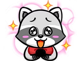 Some cute stickers of Mapachin